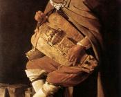 乔治 德 拉 图尔 : The Hurdy gurdy Player